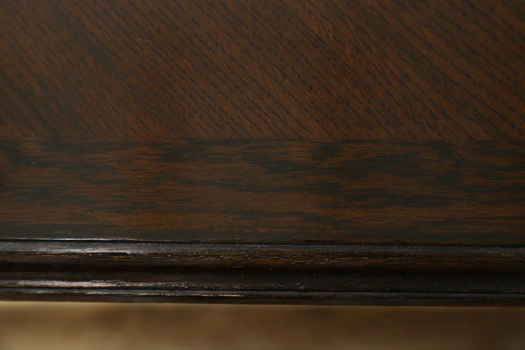 中古　美品　カリモク家具(karimoku)　ドマーニ(domani)　クイーンズライフ(QUEENS LIFE)　クラシカルな佇まいの6人掛けダイニングテーブル　定価約65万6千円　(R-084594)