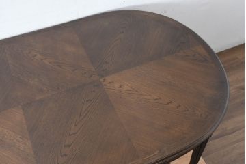 中古　美品　カリモク家具(karimoku)　ドマーニ(domani)　クイーンズライフ(QUEENS LIFE)　クラシカルな佇まいの6人掛けダイニングテーブル(定価約65万6千円)(R-084594)