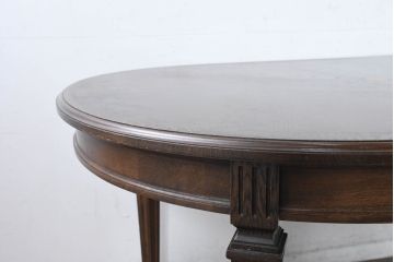 中古　美品　カリモク家具(karimoku)　ドマーニ(domani)　クイーンズライフ(QUEENS LIFE)　クラシカルな佇まいの6人掛けダイニングテーブル(定価約65万6千円)(R-084594)