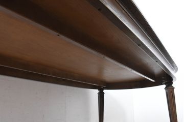 中古　美品　カリモク家具(karimoku)　ドマーニ(domani)　クイーンズライフ(QUEENS LIFE)　クラシカルな佇まいの6人掛けダイニングテーブル(定価約65万6千円)(R-084594)