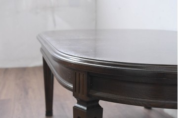 中古　美品　カリモク　domani(ドマーニ)　QUEENS　LIFE(クイーンズライフ)　TPQ430　木目を組み合わせた天板が目を引くセンターテーブル　定価約24万円相当　(R-084595)