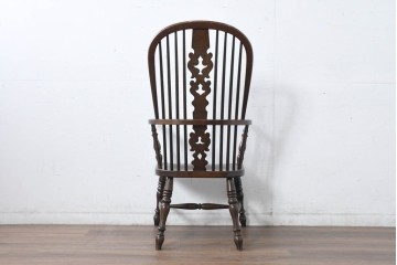 中古　美品　松本民芸家具　#44A型　クラシカルなデザインが美しいウィンザーチェア　定価約20万円相当　(R-084598)
