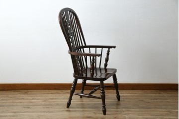 中古　美品　松本民芸家具　#44A型　クラシカルなデザインが美しいウィンザーチェア　定価約20万円相当　(R-084598)