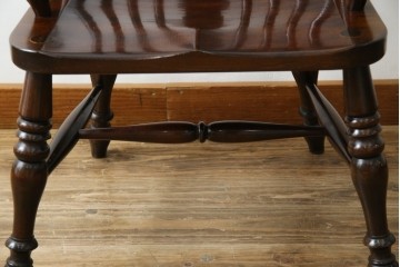 中古　美品　松本民芸家具　#44A型　クラシカルなデザインが美しいウィンザーチェア　定価約20万円相当　(R-084598)