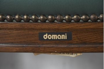 中古　美品　カリモク家具　domani(ドマーニ)　QUEENS LIFE(クイーンズライフ)　本革　優美なフォルムで格調高い雰囲気漂うダイニングチェア6脚セット(アームレスチェア、椅子、イス、バラ売り可能)(現行価格約132万円)(R-084600)
