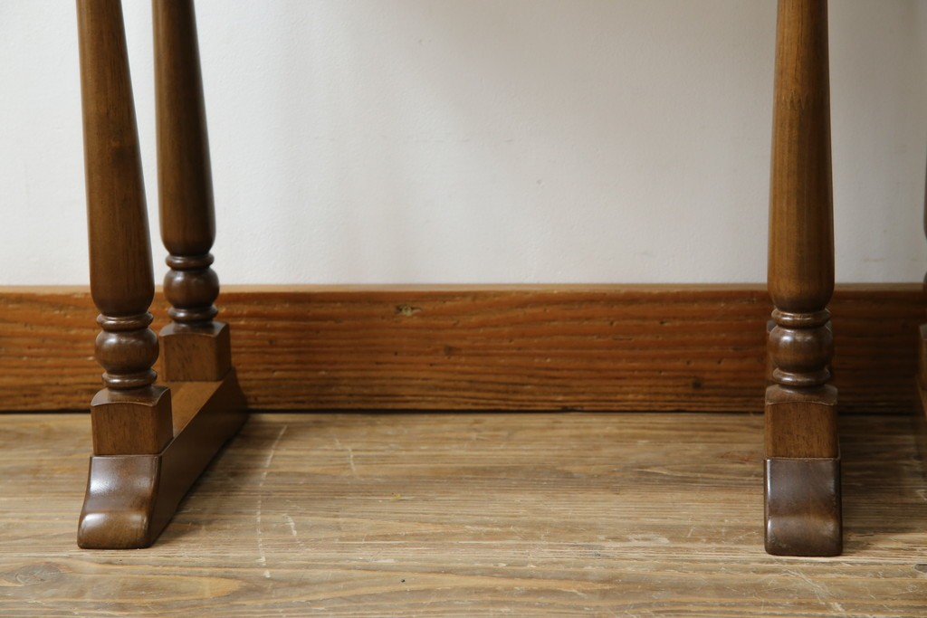 和製ヴィンテージ　maruni(マルニ木工)　オールドマルニ　フランドルハウス(Flandre House)　格式と機能美を兼ね備えたネストテーブル　(R-084606)