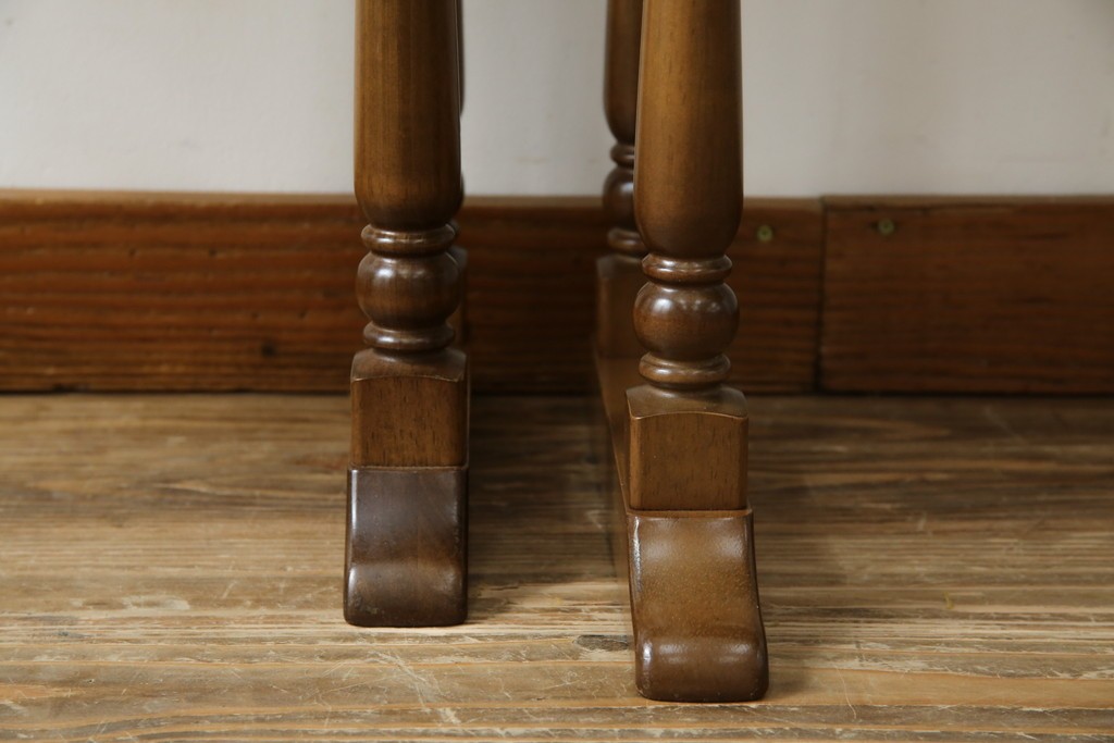 和製ヴィンテージ　maruni(マルニ木工)　オールドマルニ　フランドルハウス(Flandre House)　格式と機能美を兼ね備えたネストテーブル　(R-084606)