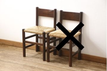 中古　美品　松本民芸家具　アジアンテイストのお部屋におすすめなラッシチェア(椅子、イス)(R-084608)
