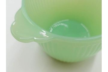 ファイヤーキング(FireKing)　ジェーンレイ　ジェダイ　レトロで優しい風合いが魅力のポット&クリーマー　(R-084621)