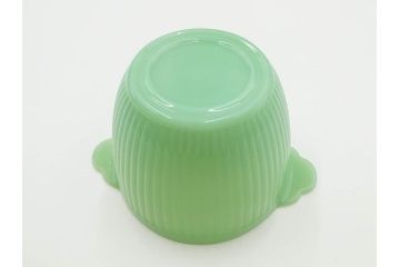 ファイヤーキング(FireKing)　ジェーンレイ　ジェダイ　レトロで優しい風合いが魅力のポット&クリーマー　(R-084621)