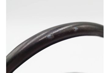 南部　尾垂型　銀象嵌提手　落ち着いた趣を感じる鉄瓶　(R-084622)