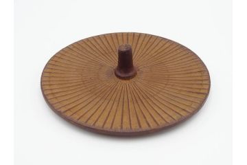 南部鉄器　伝統工芸士　現代の名工　佐藤勝久　利休型　蛇ノ目　伝統とモダンが融合した美しい佇まいの鉄瓶　(R-084623)