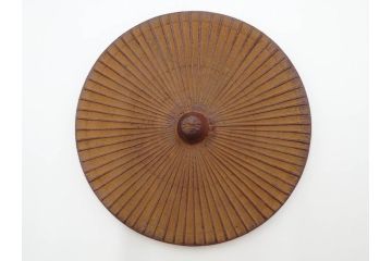 南部鉄器　伝統工芸士　現代の名工　佐藤勝久　利休型　蛇ノ目　伝統とモダンが融合した美しい佇まいの鉄瓶　(R-084623)