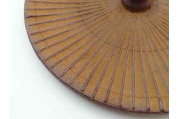 南部鉄器　伝統工芸士　現代の名工　佐藤勝久　利休型　蛇ノ目　伝統とモダンが融合した美しい佇まいの鉄瓶　(R-084623)