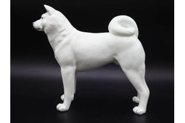 ノリタケ　NORITAKE　スタジオコレクション　秋田犬　高さ 約20cm　精悍な顔つきに惹かれるフィギュリン　(R-084626)