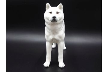 ノリタケ　NORITAKE　スタジオコレクション　秋田犬　高さ 約20cm　精悍な顔つきに惹かれるフィギュリン　(R-084626)