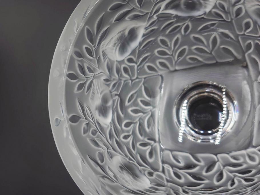 フランス　LALIQUE(ラリック)　エリザベス(ELISABETH)　高さ 約14cm　定価約156,000円　優雅な雰囲気漂うフラワーベース　(R-084627)