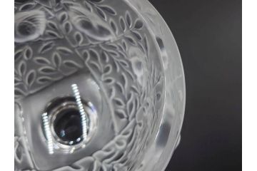 フランス　LALIQUE(ラリック)　エリザベス(ELISABETH)　高さ 約14cm　定価約156,000円　優雅な雰囲気漂うフラワーベース　(R-084627)
