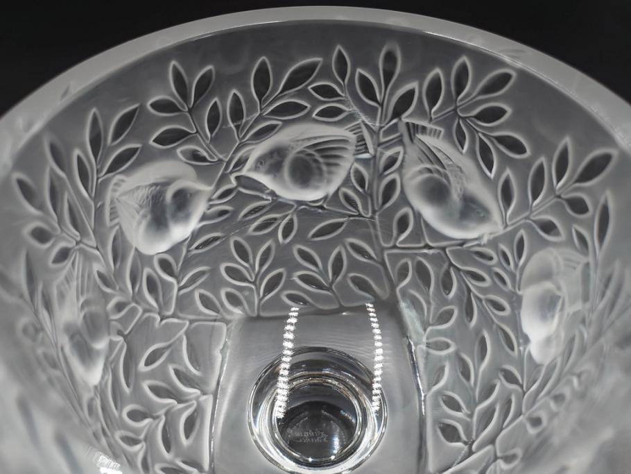 フランス　LALIQUE(ラリック)　エリザベス(ELISABETH)　高さ 約14cm　定価約156,000円　優雅な雰囲気漂うフラワーベース　(R-084627)