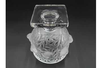 フランス　LALIQUE(ラリック)　エリザベス(ELISABETH)　高さ 約14cm　定価約156,000円　優雅な雰囲気漂うフラワーベース　(R-084627)