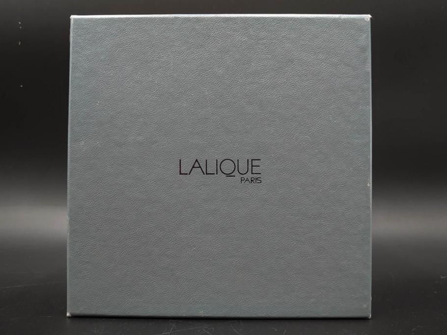 フランス　LALIQUE(ラリック)　エリザベス(ELISABETH)　高さ 約14cm　定価約156,000円　優雅な雰囲気漂うフラワーベース　(R-084627)