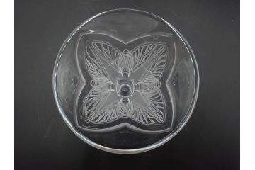 フランス　LALIQUE(ラリック)　シガール(CIGALES)　セミ　高さ 約10cm　繊細な輝きが空間に深みをもたらすフラワーベース　(R-084628)
