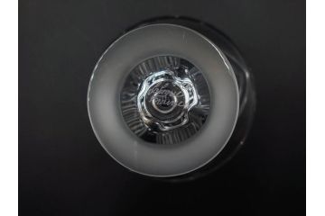 フランス　LALIQUE(ラリック)　シガール(CIGALES)　セミ　高さ 約10cm　繊細な輝きが空間に深みをもたらすフラワーベース　(R-084628)