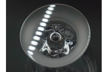 フランス　LALIQUE(ラリック)　シガール(CIGALES)　セミ　高さ 約10cm　繊細な輝きが空間に深みをもたらすフラワーベース　(R-084628)