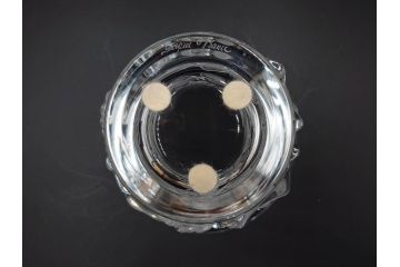 フランス　LALIQUE(ラリック)　ソミュール(SAUMUR)　高さ 約14cm　上品な雰囲気漂うフラワーベース　(R-084631)