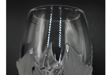 フランス　LALIQUE(ラリック)　ヘデラ(HEDERA)　高さ 約18cm　気品を感じるフラワーベース　(R-084632)