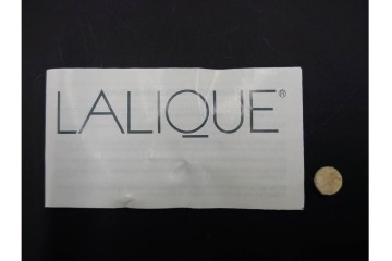 フランス　LALIQUE(ラリック)　ヘデラ(HEDERA)　高さ 約18cm　気品を感じるフラワーベース　(R-084632)