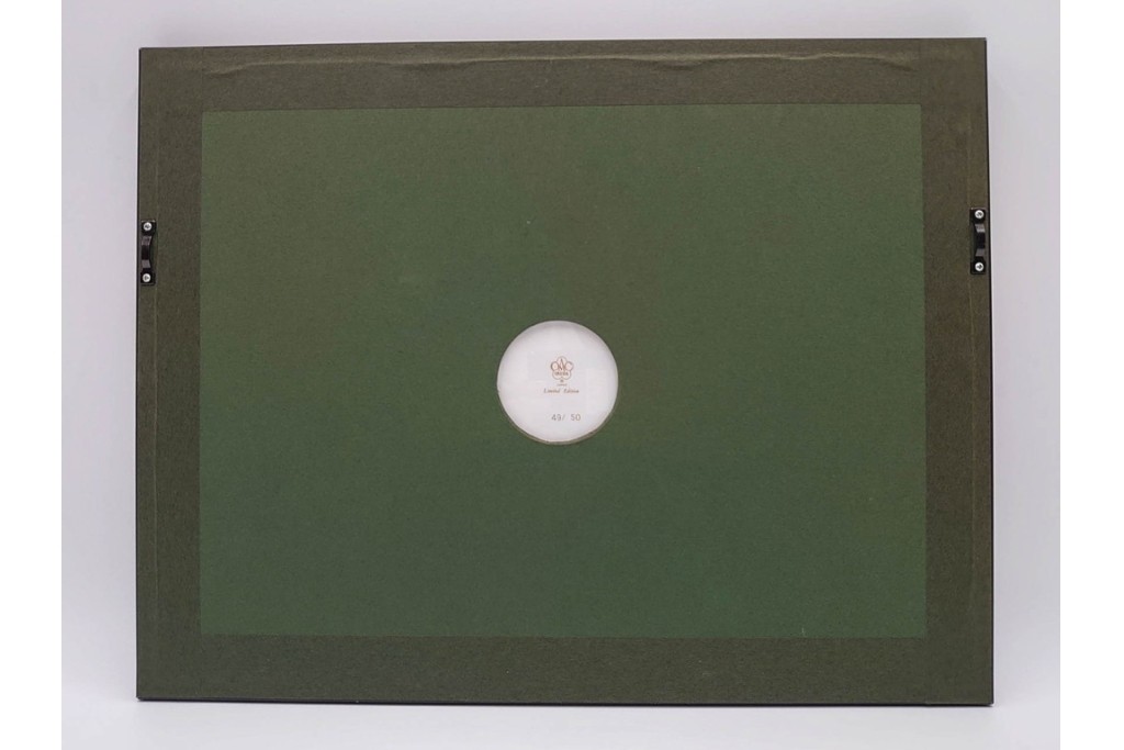 大倉陶園(OKURA、OAC)　「ファーストキス」　49/50　空間に温かみを添える陶板画　(R-084633)