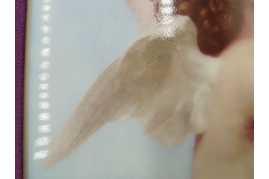 大倉陶園(OKURA、OAC)　「ファーストキス」　49/50　空間に温かみを添える陶板画　(R-084633)