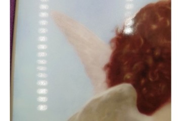 大倉陶園(OKURA、OAC)　「ファーストキス」　49/50　空間に温かみを添える陶板画　(R-084633)