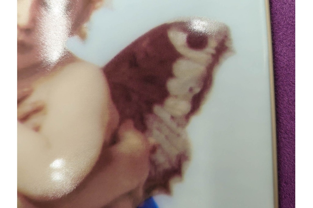 大倉陶園(OKURA、OAC)　「ファーストキス」　49/50　空間に温かみを添える陶板画　(R-084633)