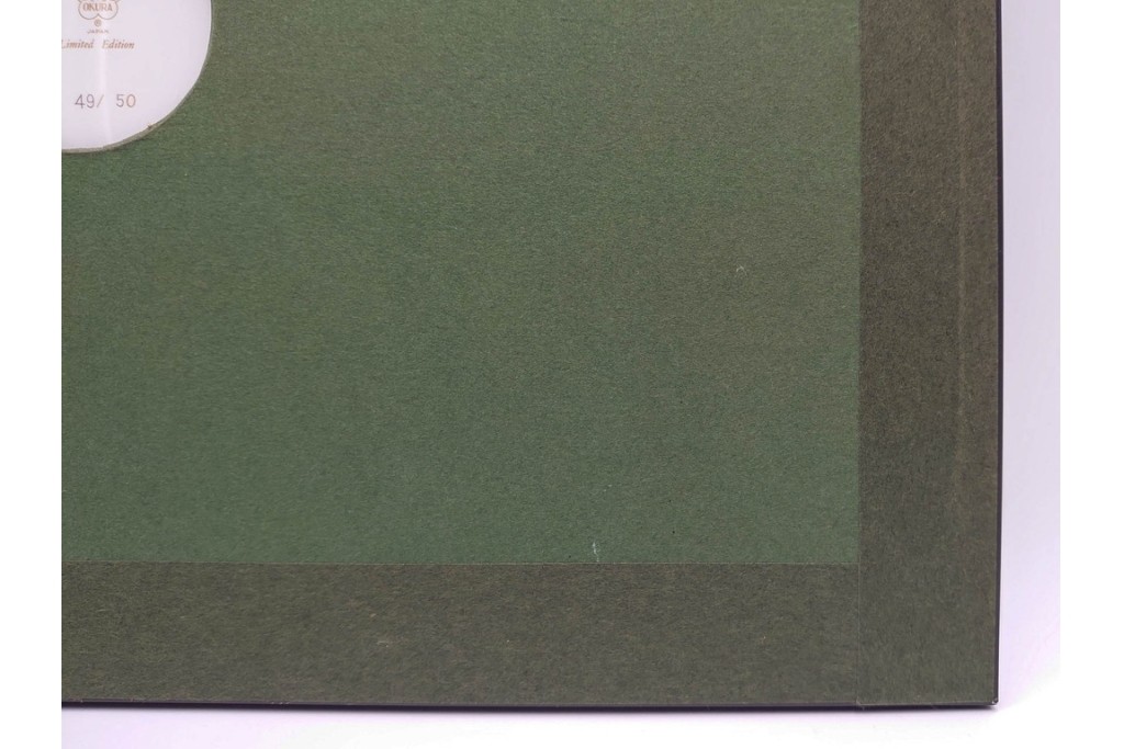 大倉陶園(OKURA、OAC)　「ファーストキス」　49/50　空間に温かみを添える陶板画　(R-084633)