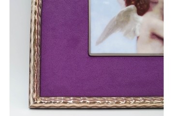 大倉陶園(OKURA、OAC)　「ファーストキス」　49/50　空間に温かみを添える陶板画　(R-084633)