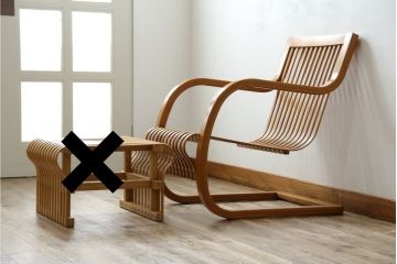中古　美品　城所右文次デザイン　三越伊勢丹プロパティ・デザイン　Bamboo Chair　滑らかな曲線のデザインが目を惹くバンブーチェア(アームチェア、安楽椅子、ディスプレイ)(チェア定価約54万円)(R-084635)