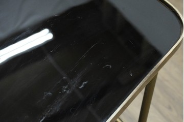 イギリスビンテージ　老舗家具ブランド　ピルキントン(PILKINGTON)　大きな車輪が印象的でクラシカルな雰囲気漂うキッチンカート　(R-084641)