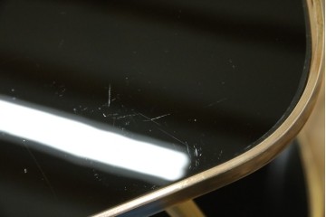 イギリスヴィンテージ　老舗家具ブランド　ピルキントン(PILKINGTON)　大きな車輪が印象的でクラシカルな雰囲気漂うキッチンカート　(R-084641)