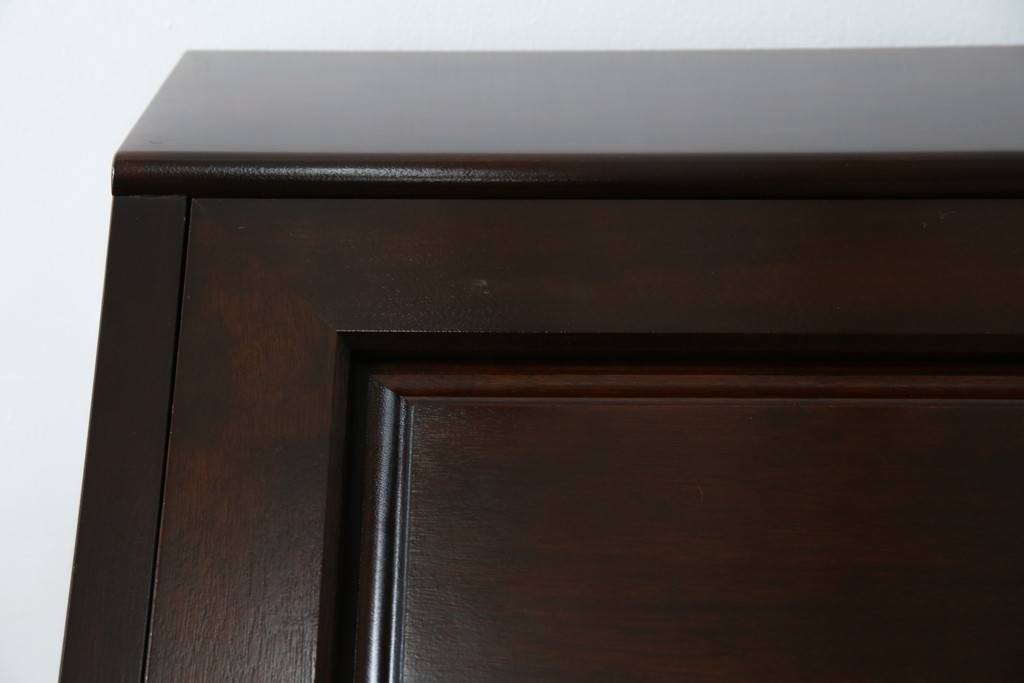 中古　超美品　松本民芸家具　H型　ボールフットがクラシカルな雰囲気を高めるライティングビューロー　定価約42万円　(R-084646)