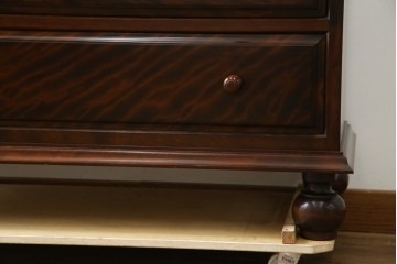 中古　超美品　松本民芸家具　H型　ボールフットがクラシカルな雰囲気を高めるライティングビューロー　定価約42万円　(R-084646)