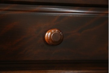 中古　超美品　松本民芸家具　H型　ボールフットがクラシカルな雰囲気を高めるライティングビューロー　定価約42万円　(R-084646)