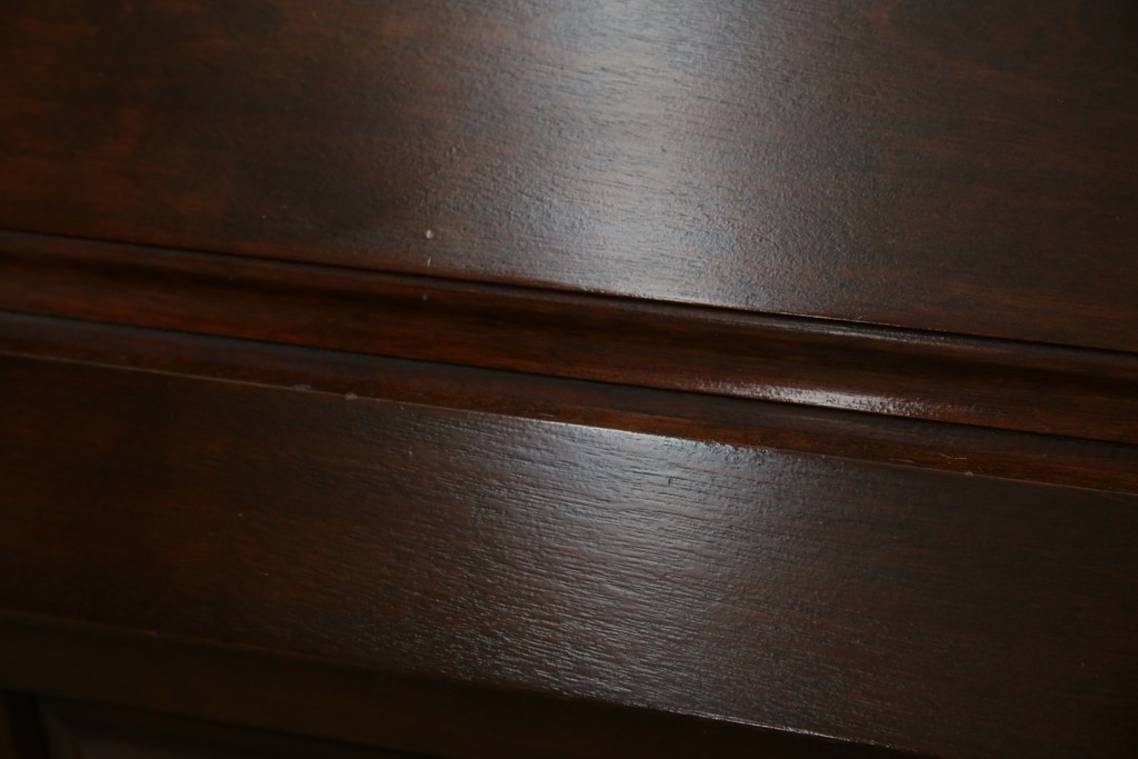 中古　超美品　松本民芸家具　H型　ボールフットがクラシカルな雰囲気を高めるライティングビューロー　定価約42万円　(R-084646)