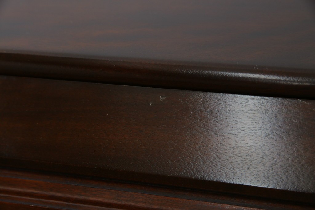 中古　超美品　松本民芸家具　H型　ボールフットがクラシカルな雰囲気を高めるライティングビューロー　定価約42万円　(R-084646)