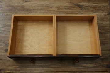 中古　超美品　松本民芸家具　H型　ボールフットがクラシカルな雰囲気を高めるライティングビューロー　定価約42万円　(R-084646)