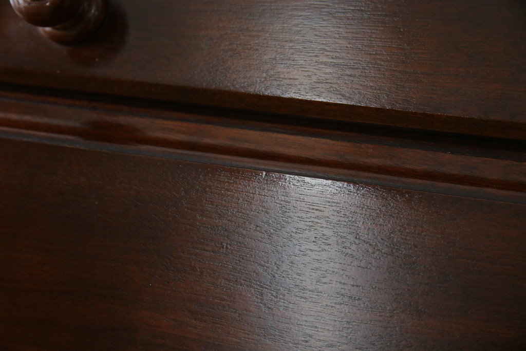 中古　超美品　松本民芸家具　H型　ボールフットがクラシカルな雰囲気を高めるライティングビューロー　定価約42万円　(R-084646)