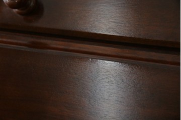 中古　超美品　松本民芸家具　H型　ボールフットがクラシカルな雰囲気を高めるライティングビューロー　定価約42万円　(R-084646)