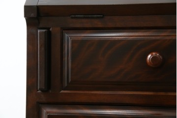 中古　超美品　松本民芸家具　H型　ボールフットがクラシカルな雰囲気を高めるライティングビューロー　定価約42万円　(R-084646)