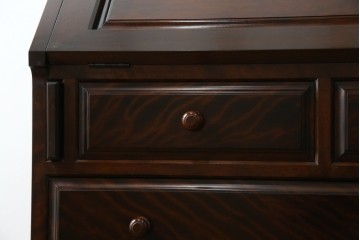 中古　超美品　松本民芸家具　H型　ボールフットがクラシカルな雰囲気を高めるライティングビューロー　定価約42万円　(R-084646)